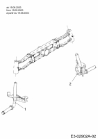 Ersatzteile MTD Gartentraktor G 200 Typ: 14AQ808H678  (2003) Achsschenkel ab 19.09.2003 