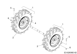 Cub Cadet Ersatzteile Motorhacken RT 65 21AB45M8603  (2019) Räder