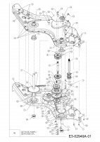 Ersatzteile MTD Motorhacke T/450 Typ: 21AB454B678  (2006) Getriebe 686-04074 