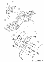 Ersatzteile MTD Motorhacke T/450 Typ: 21AB454B678  (2014) Hacksterne 