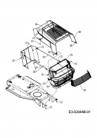 Ersatzteile Mastercut Rasentraktoren Mastercut 92-155 bis 2016 Typ: 13DM450E620 (2008) Motorhaube 0-Style