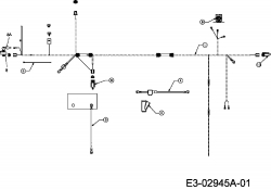 Ersatzteile MTD Rasentraktor Trac 12-91 Typ: 13D1450B676  (2006) Elektroteile 