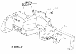 Cub Cadet Ersatzteile Kompakttraktoren HDS 5264 54AE52L-603  (2007) Tank