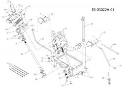 Cub Cadet Ersatzteile Gartentraktoren HDS 3235 14B-692-603  (2008) Pedale