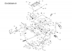 Ersatzteile Massey Ferguson Gartentraktoren MF 21-22 GC Typ: 14A-2E7-695  (2008) Pedale