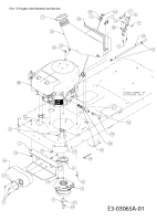 Cub Cadet Ersatzteile Zero Turn RZT 50 17AA5D7P603  (2006) Auspuff, Choke- und Gaszug, Elektromagnetkupplung, Tank