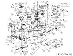 Cub Cadet Ersatzteile Gartentraktoren GT 1225 14AI13CP603  (2008) Mähwerk P (50/127cm)