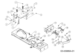 Cub Cadet Ersatzteile Rasentraktoren CC 1527 13AK11CG603  (2004) Rahmen