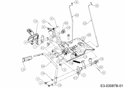 Cub Cadet Ersatzteile Gartentraktoren GT 1223 14AB13CP603  (2007) Pedale
