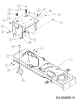 Cub Cadet Ersatzteile Gartentraktoren GT 1225 14AI13CP603  (2008) Rahmen
