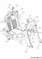 Ersatzteile Massey Ferguson Rasentraktoren MF 38-15 SD Typ: 13AV11CF695 (2007) Armaturenbrett