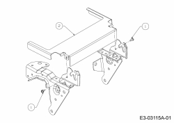 Ersatzteile Massey Ferguson Gartentraktoren MF 50-23 SD Typ: 14AB13CP695  (2007) Hitzeschild