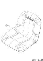 Cub Cadet Ersatzteile Zero Turn All Rounder 1050 17AF9BKP603R  (2009) Sitz