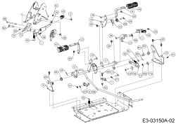 Cub Cadet Ersatzteile Zero Turn XZ2 127 17AICBYQ603  (2018) Pedale