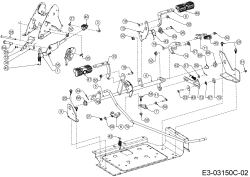Cub Cadet Ersatzteile Zero Turn XZ2 127 17BICBYQ603  (2021) Pedale