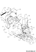 Cub Cadet Ersatzteile Zero Turn All Rounder 1050 17AH9BKP603  (2007) Armaturenbrett