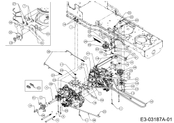 Cub Cadet Ersatzteile Zero Turn All Rounder 1050 17AH9BKP603  (2007) Fahrantrieb