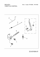 Ersatzteile MTD-Motoren Vertikal 1P61BHB Typ: 752Z1P61BHB  (2013) Regler
