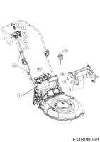 Cub Cadet Ersatzteile Motormäher mit Antrieb LM3 DR53es 12ECPVS7603 (2023) Elektroteile