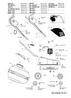 Ersatzteile Ok Elektromäher OK 3812 E Typ: 18B-Z0J-667  (2007) Grundgerät