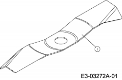 Ersatzteile MTD Elektro Rasenmäher ohne Antrieb E 40 W Typ: 18C-N4S-678  (2007) Messer 