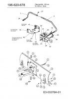 Ersatzteile Zubehör Garten- und Rasentraktoren Räumschild für 400 Serie Typ: 196-620-678  (2000) Grundgerät