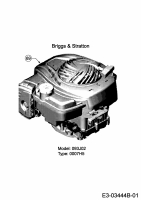 Ersatzteile MTD Benzin Rasenmäher mit Antrieb 53 SPSBHW Typ: 12D-PH5L600 (2019) Motor Briggs & Stratton 