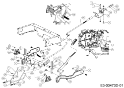 Cub Cadet Ersatzteile Zero Turn XZ2 127 17AICBDQ603  (2017) Mähwerksaushebung
