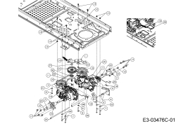 Cub Cadet Ersatzteile Zero Turn XZ2 127 17AICBDQ603  (2017) Fahrantrieb