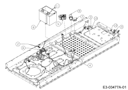 Cub Cadet Ersatzteile Zero Turn RZT S 46 17AICBDT603  (2015) Elektroteile