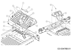 Cub Cadet Ersatzteile Zero Turn XZ2 127 17AICBDQ603  (2017) Trittbrett