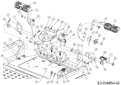 Cub Cadet Ersatzteile Zero Turn Z-Force SZ 48 17AIDGHB010  (2014) Pedale