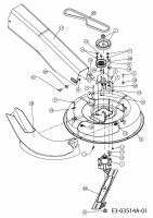 Ersatzteile Cmi Rasentraktoren 60 E Typ: 13B4054-620  (2010) Mähwerk 24/60cm