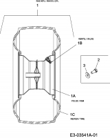 Ersatzteile Yard-Man Rasentraktoren 604 H Typ: 13BT604H755 (2007) Räder