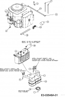 Ersatzteile Yard-Man Rasentraktoren AP 6200 Typ: 13AP604P643 (2007) Motorzubehör