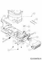 Ersatzteile MTD Rasentraktor 22/46 Typ: 13AT77KT308  (2014) Motorzubehör 