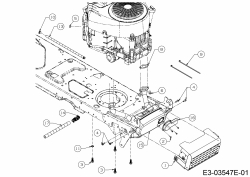Ersatzteile MTD Rasentraktor 20/42 Typ: 13BT77KS308  (2018) Motorzubehör 