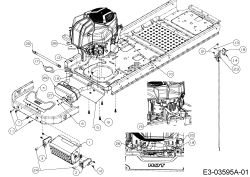 Cub Cadet Ersatzteile Zero Turn XZ2  107I 17AWCBYS603  (2018) Motorzubehör