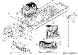 Cub Cadet Ersatzteile Zero Turn XZ2  107I 17AWCBYS603  (2019) Motorzubehör
