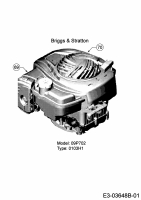 Ersatzteile WOLF-Garten Benzin Rasenmäher ohne Antrieb OMEGA 46 BP Typ: 11A-YA5E650 (2019) Motor Briggs & Stratton 
