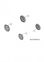 Ersatzteile M Tech Elektromäher M 1719 E Typ: 18A-18K-605  (2009) Radkappen