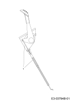 Cub Cadet Ersatzteile Rasentraktoren LT1 NS96 13AB76DF603  (2020) Gaszug