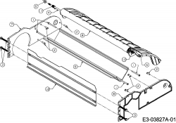 Ersatzteile Bolens Motorvertikutierer BL 3540 MV Typ: 16CH5AMQ684  (2008) Heckklappe