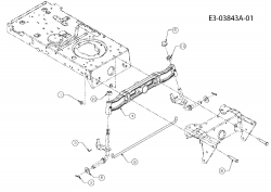 Ersatzteile Massey Ferguson Rasentraktoren MF 36-15 RA Typ: 13AV785E695  (2008) Vorderachse