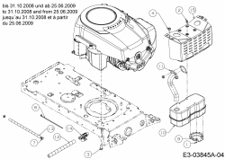 Ersatzteile Massey Ferguson Rasentraktoren MF 38-15 SH Typ: 13BV795F695 (2009) Motorzubehör bis 31.10.2008 und ab 25.06.2009