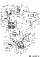 Ersatzteile Mastercut Rasentraktoren Mastercut 76 Typ: 13A7765A659  (2019) Fahrantrieb, Variator