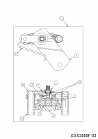 Ersatzteile MTD Rasentraktor Smart RE 125 Typ: 13HH76KE600  (2015) Bremse 