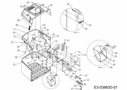 Ersatzteile MTD Rasentraktor White Passion 76.125T Typ: 13BH76KA676  (2019) Grasfangvorrichtung 