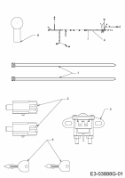 Ersatzteile MTD Rasentraktor Advance PE 160 HK Typ: 13RG71KE676  (2013) Elektroteile 