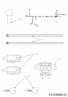 Ersatzteile MTD Rasentraktor Optima LE 130 Typ: 13RH76KE678  (2013) Elektroteile 